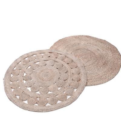 China Washable Hemp Rope Table Mat Floor Mat Size Can Be Customized for sale