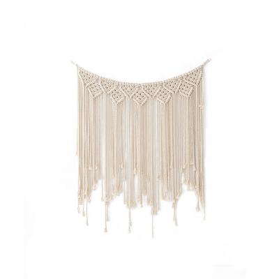 China Wall Art Decor Handmade Cotton Macrame Plant Hanger Indoor and Outdoor Plant Hanger Home Decoration, Plant Pot Hanger for sale