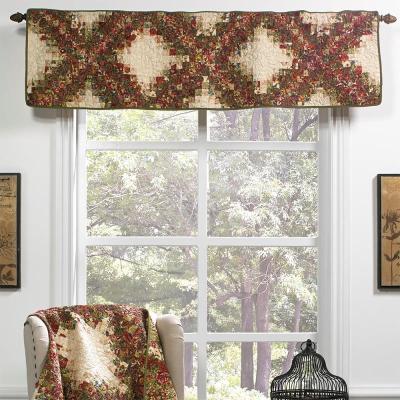 China Rustic Floral Blackout American Style Pattern Drapery Curtains For Living Room Windows for sale