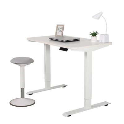 China Sit Stand Desk Electric Adjustable Metal Laptop (Height) Adjustable Frame Height Adjustable Position for sale