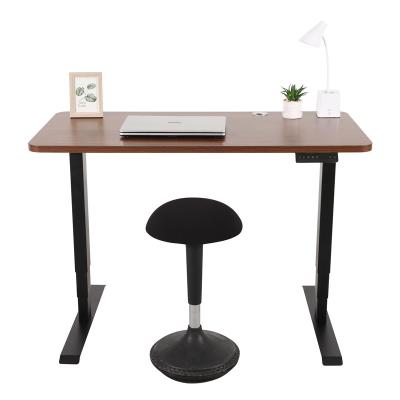 China Popular (Height) Western Style Ergonomic Freestanding Lift Adjustable Up To Down Electric Control L Shape Adjustable Desk for sale