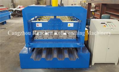 China 0.8 - 1.5mm Steel Deck Roll Forming Machine For Floor Decking Sheets for sale