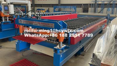 Chine 45# Machine de formage de rouleaux ondulés en acier à vitesse de formage 15-20 m/min à vendre