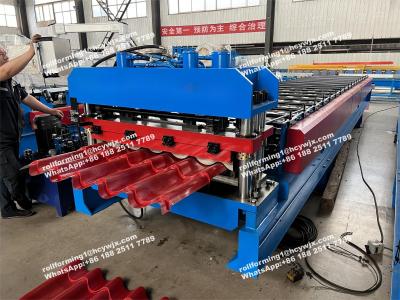 China PPGI Color Steel GI Material for Glazed Tile Roll Forming Machine for sale