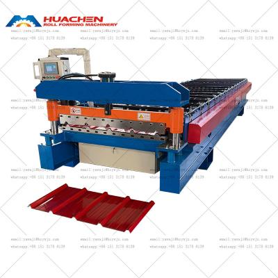 China Customized Trapezoid Roof Roll Form Machine Trapezoidal Roof Tile Machine for sale