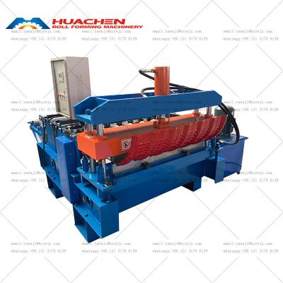 China Trapezoidal Arching Roof Panel Curved Sheet Making Machine for sale