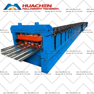 China Steel Deck Roll Forming Machine Xiamen Machine Floor Tile Decking Making Machine for sale