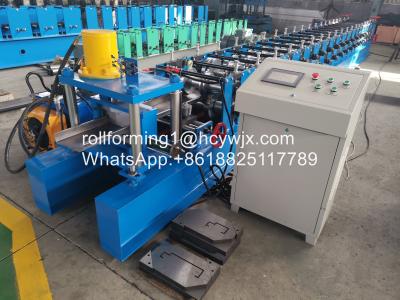 China 380v GI 1.5mm Steel Door Frame Roll Forming Machine for sale