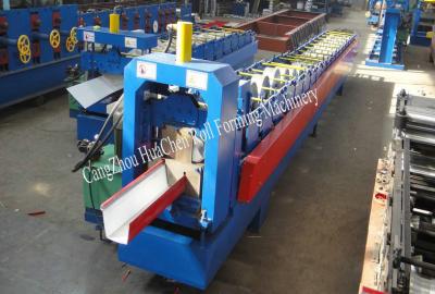 China 18 Roller Stations Rain Gutter Forming Machine With Manual / Hydraulic Uncoiler for sale