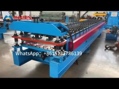 Single layer trapezoidal tile pressing machine