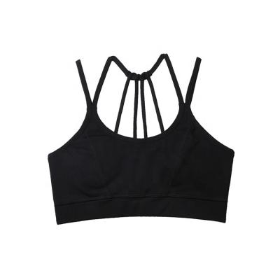 China QUICK DRY sports bra for women yoga bra hot sexy gym crop top breathable comfortable casual backless top plus size woman for sale