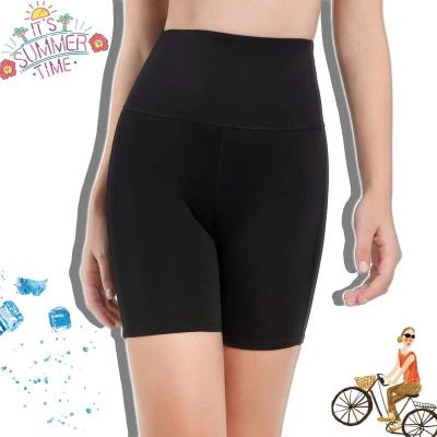 China Anti-Wrinkle Women's Waist Biker Top Shorts Gym Dance Yoga Summer Shorts Sports Bike Streetwear Casual Stretchy Breathable for sale