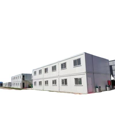 China Traditional Sandwich Panel House Prefab Style Flat Pack Container House for sale