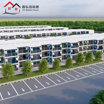 China Fireproof Hot Selling Prefab Luxury Prefab Modular Home Hotel Combine House Container Home For Sale for sale