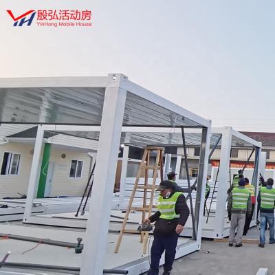 China Industrial Hot Promotion Flexible Design Modular Homes Prefab Houses Economical Prefab Houses Made In China Villa Sentry Box Guard House Shop for sale