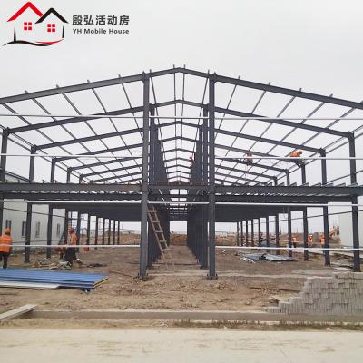 China Fireproof Prefab Temporary Dormitory Steel Structure Storage Color Steel Student Store Shed for sale