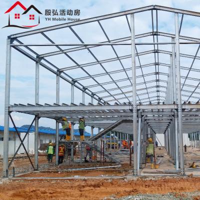 China Hot Sale Steel Structure Bridge China Factory Prefab Steel Structure Building Warehouse for sale