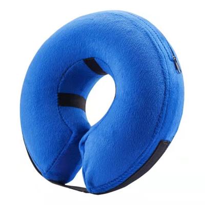 China Quick Release Protective Collar After Surgery Recovery Dog Inflatable Soft Cone With Adjustable Buckle for sale