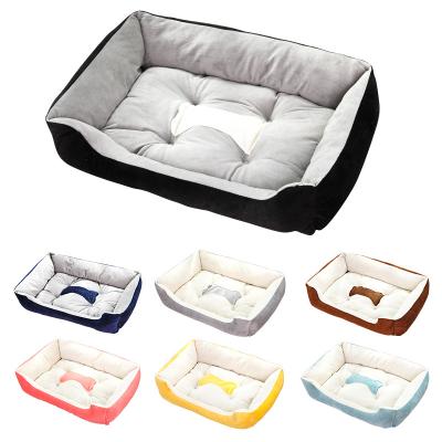 China Removable Cover Walmart Best Selling Portable Orthopedic Sofa Memory Soft Luxury Big Size Pets Dog Bed for sale