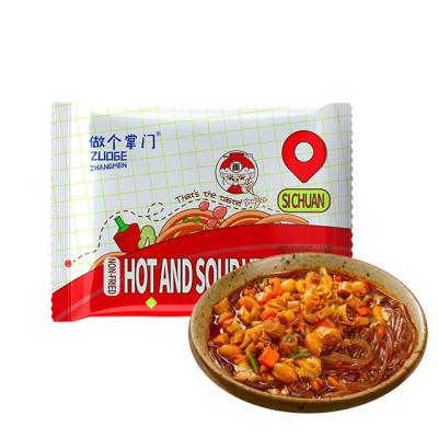 China Powder 105g Chongqing Flavor Chinese Snack Instant Hot and Sour Noodles Bagged Hot and Sour Vermicelli for sale