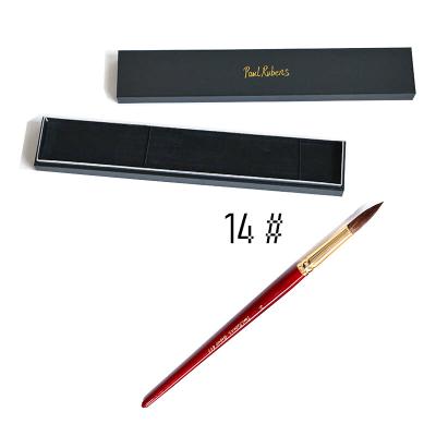 China Watetcolor Painting Professional Drawing Tools Art Supplies Paul Rubens Red Watercolor Brush Pen Gift Box Cow Ear Animal Hair and for Artist L611-14 for sale