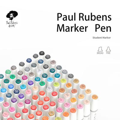 China Kids Paint Marker Paul Rubens Marker Pen Markers Paint Set Acrylic Drawing Supplies Waterproof Quick-Drying 60 Colors Amazing Gift For Artist for sale