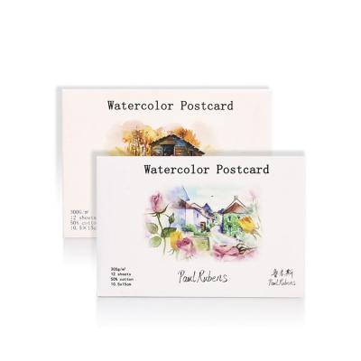 China Paul Rubens Watercolor Paper Postcards Set Cold Paper Empty Coloring Thank You Artist Gift Bulk Shipping Art Stationary Supplies - F3050 for sale