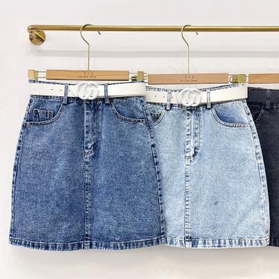 China Viable the new denim skirt for the 2022 package show slim skirt for sale