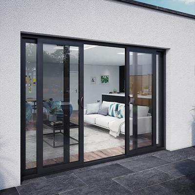 China Durable Foshan Manufacturer Best Quality Sliding Aluminum Glass Interior Doors for sale