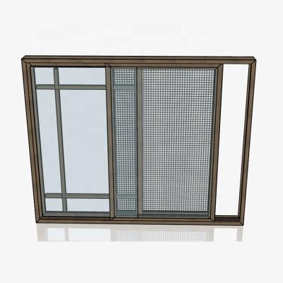 China Magnetic New Design Modern Hotel Hotel Simple Hung Sash Aluminum Glass Sliding Window for sale