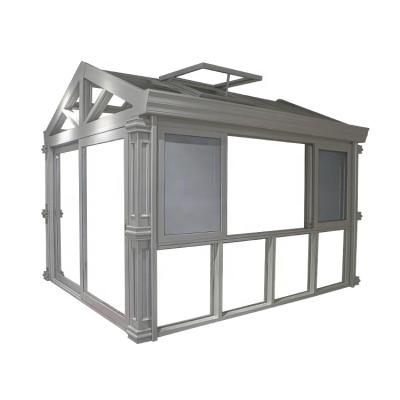 China Durable High End European Style Aluminum Glass Free Standing Sunroom House Manufacturer for sale