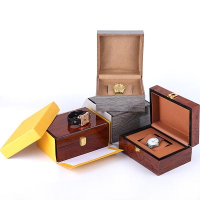 China Handmade Watch Boxes & Custom Luxury Wooden Case Wholesales Watch Packaging Box Watch Gift Cases Storage For Business Home for sale