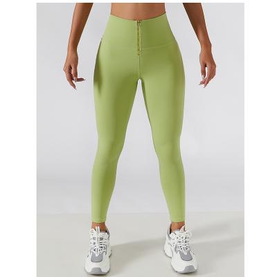 China Fitness and Yoga Wear Breathable Riding Sports High-Waisted Slim Women Butt Yoga Lifting Pants Wholesale for sale