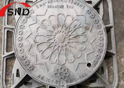 China Marruecos Hierro dúctil C250 tapa de alcantarillado y marco 850mmx850mm en venta