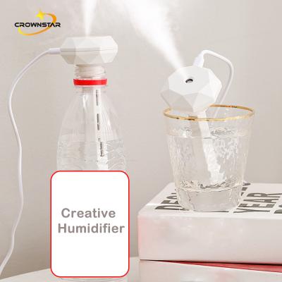 China Car Mini Air Humidifier Multifunction Timed Spray Night Light Office Home USB Portable Humidifier for sale