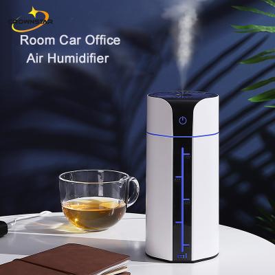 China CROWNSTAR Car Humidifier USB LED Home Room Water Bottle Air Portable Ultrasonic Humidifier for sale