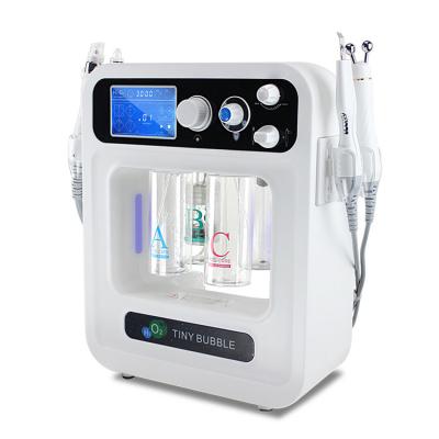 China Exfoliators 2020 Hot Sale Portable 4 in 1 Facial Oxygen Injection and Jet Therapy Machine for sale