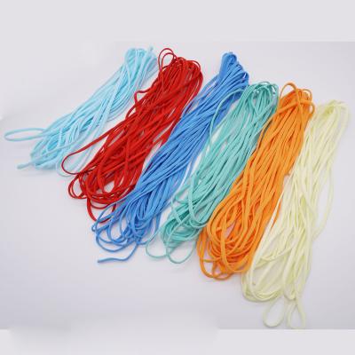 China Custom Color Polyester Elastic Spandex Rope Band Earring Elastic Cord for sale