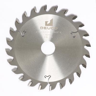 China Circular scoring saw blade. Deuco Edge CTT High Speed ​​Straight Smooth High Quality Carbide For Cutting Wood Saws Blade for sale