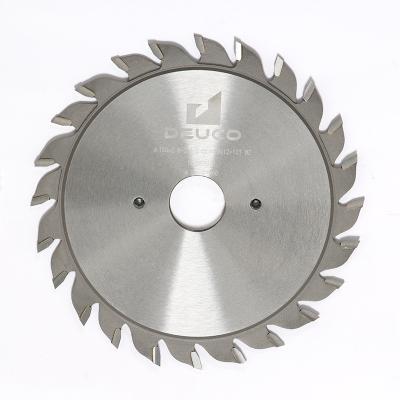 China Circular scoring saw blade. Deuco High Speed ​​Straight Smooth High Quality 120MM Two-piece Carbide Edge Cutter For Cutting Wood Saws Blade for sale