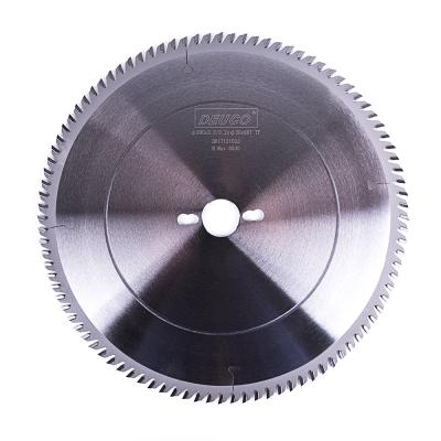 China CTT saw blade for factory sale laminated wood panels cutting material 75CR1 300*72T German CTT saw blade for wood laminated panels cutting for sale