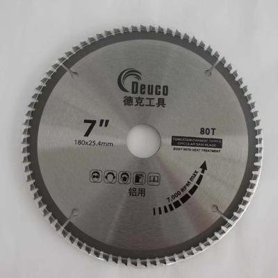 China . High Speed ​​Smooth Edge Straight Factory Selling 180mm*80T Tungsten Carbide Circular Saw Blade For Aluminum Cutting for sale