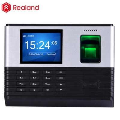 China Realand A-L355 Time Clock Fingerprint RFID Card Single Time Attendance Access Control 5000 for sale