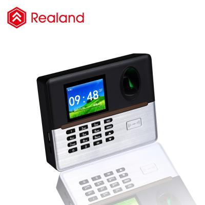 China Realand A-L365 standalone fingerprint time login terminal with external 5 power belling and battery failure situation for sale