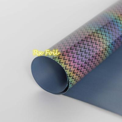 China RFL021-p Reflective Leather Rainbow Heat Transfer Vinyl Roll For Leather for sale