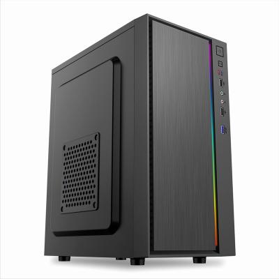 China With Side Panel Micro Window ATX PC Case Gaming Case RGB Light ATX Case SKMCII00602 for sale