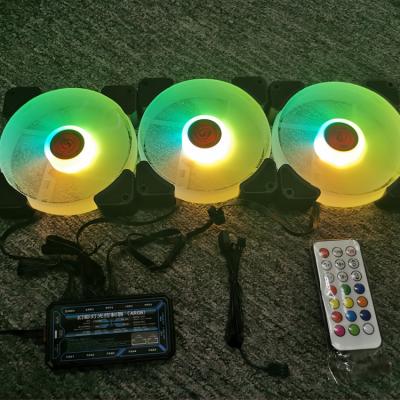 China Computer Case RGB Fans Gaming PC Computer Fan Led Cooler Multi-colors 6Pin 120mm CPU Fan for sale