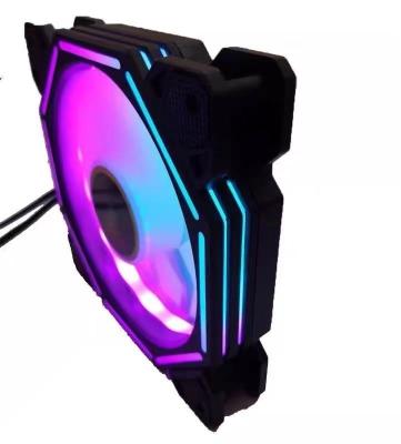 China Computer Case ARGB Fans Computer Fan Cooling 120mm CPU Cooler Fan For Gaming Case ATX Case PC Micro Tower Fixed Colors for sale