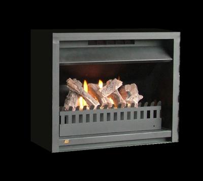 China Modern Custom Galvanized Hardware Mounted Indoor Gas Fireplace for sale