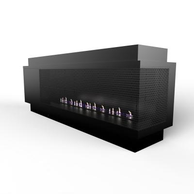 China Modern Brand New Exclusive Design 2 Sided Gas Fireplace for sale